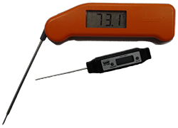 Digital stem food thermometer